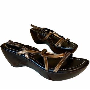 💖Donald J Pliner Sexy Bronze Leather Sandals